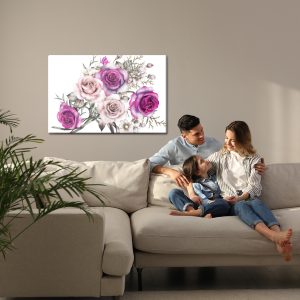 Peinture sur toile Des Roses Délicates Comme Peintes À L'aquarelle – Image 7
