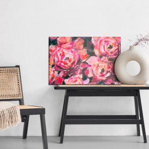 Peinture sur toile Peinture Abstraite De Roses – Image 6