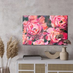 Peinture sur toile Peinture Abstraite De Roses – Image 3
