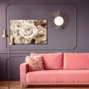 Peinture sur toile Pétales De Rose Vintage – Image 4