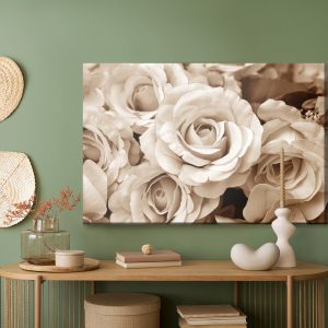 Peinture sur toile Pétales De Rose Vintage – Image 5