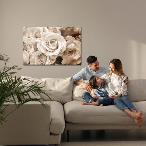 Peinture sur toile Pétales De Rose Vintage – Image 7