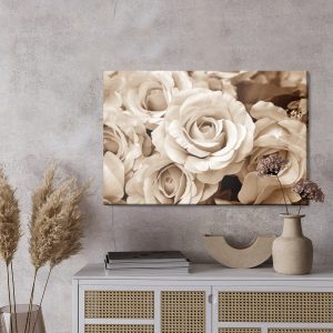 Peinture sur toile Pétales De Rose Vintage – Image 3