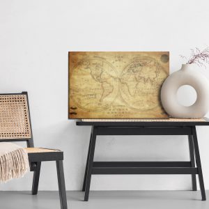 Peinture sur toile Carte Historique Du Monde Du 19Ème Siècle – Image 6