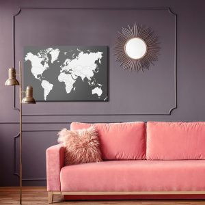 Peinture sur toile Carte Du Monde Classique – Image 4