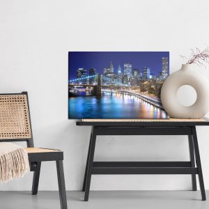 Peinture sur toile Panorama De New York La Nuit – Image 6