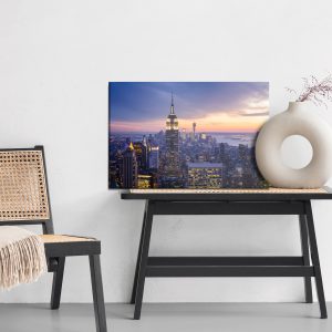 Peinture sur toile Gratte-Ciel De New York City Le Soir – Image 6