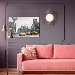 Peinture sur toile Taxis Jaunes À New York – Image 4