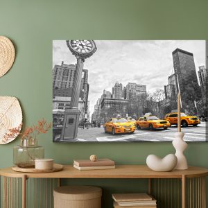 Peinture sur toile Taxis Jaunes À New York – Image 5
