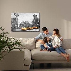 Peinture sur toile Taxis Jaunes À New York – Image 7