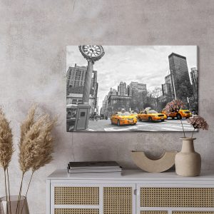Peinture sur toile Taxis Jaunes À New York – Image 3