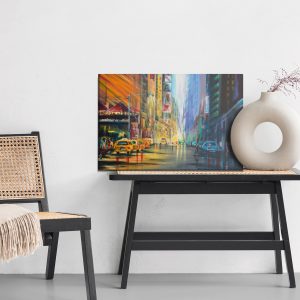 Peinture sur toile Le Centre De New York Peint – Image 6