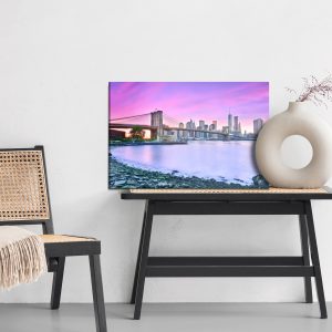 Peinture sur toile Vue De New York Au Crépuscule – Image 6