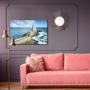 Peinture sur toile Un Phare En France – Image 4