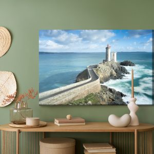 Peinture sur toile Un Phare En France – Image 5