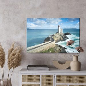Peinture sur toile Un Phare En France – Image 3