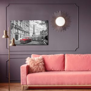 Peinture sur toile Paris Noir Et Blanc – Image 4