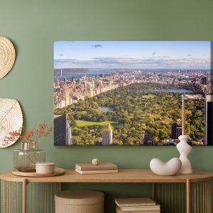 Peinture sur toile Vue Aérienne De La Ville De New York – Image 5