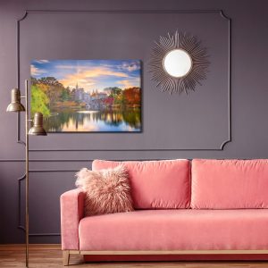 Peinture sur toile Château Du Belvédère Dans Central Park – Image 4