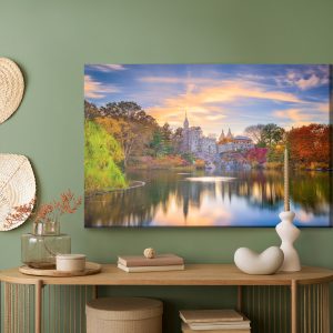 Peinture sur toile Château Du Belvédère Dans Central Park – Image 5