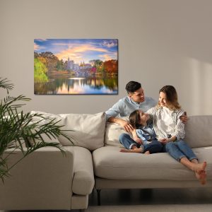 Peinture sur toile Château Du Belvédère Dans Central Park – Image 7