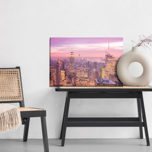 Peinture sur toile Un Panorama De New York La Nuit – Image 6