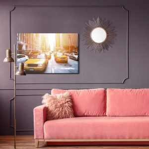 Peinture sur toile Taxi De New York 3D – Image 4