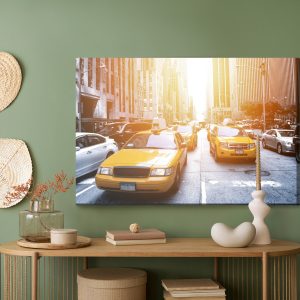 Peinture sur toile Taxi De New York 3D – Image 5