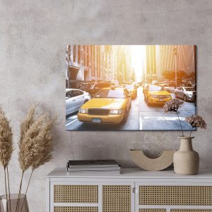 Peinture sur toile Taxi De New York 3D – Image 3