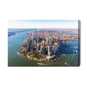 Peinture sur toile Vue Aérienne De Manhattan – Image 2