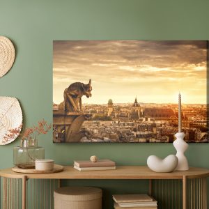 Peinture sur toile Coucher De Soleil À Paris – Image 5