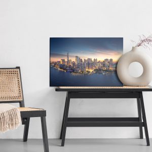 Peinture sur toile Panorama Du Soir Sur New York – Image 6