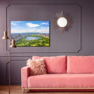 Peinture sur toile Vue Aérienne De Central Park À New York – Image 4