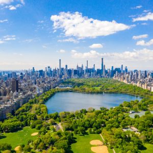 Peinture sur toile Vue Aérienne De Central Park À New York – Image 1