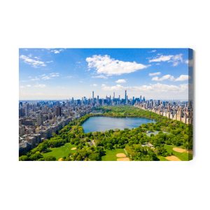Peinture sur toile Vue Aérienne De Central Park À New York – Image 2