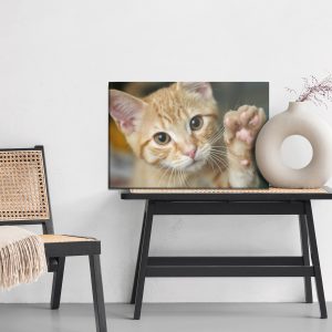 Peinture sur toile Agitant Le Chaton 3D – Image 6