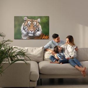 Peinture sur toile Portrait D'un Tigre Du Bengale – Image 7
