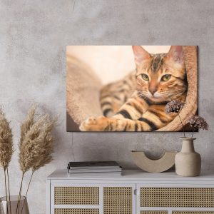 Peinture sur toile Chat Bengal – Image 3