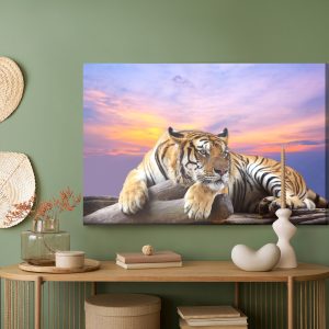 Peinture sur toile Tigre Au Repos – Image 5