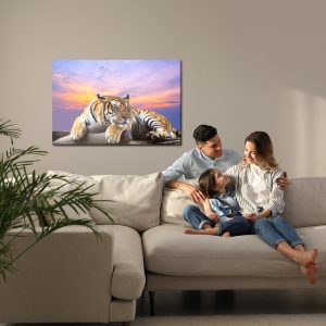 Peinture sur toile Tigre Au Repos – Image 7