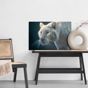 Peinture sur toile Beau Tigre Blanc – Image 6
