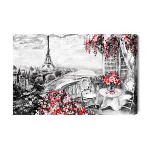 Peinture sur toile Café À Paris – Image 2