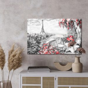 Peinture sur toile Café À Paris – Image 3