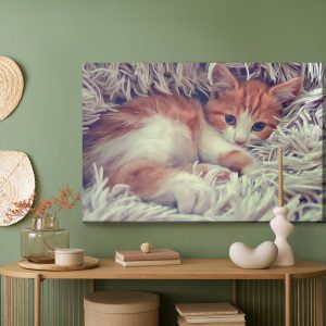 Peinture sur toile Petit Chaton Comme Peint – Image 5