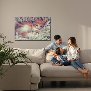 Peinture sur toile Petit Chaton Comme Peint – Image 7