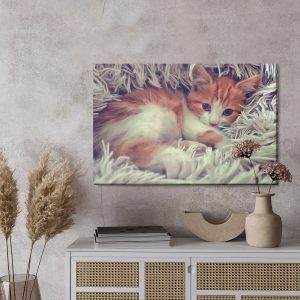 Peinture sur toile Petit Chaton Comme Peint – Image 3