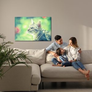 Peinture sur toile Le Chat Ressemble À Un Chat Peint – Image 7
