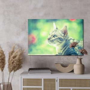 Peinture sur toile Le Chat Ressemble À Un Chat Peint – Image 3