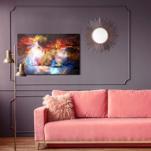 Peinture sur toile Lion Dans L'espace – Image 4