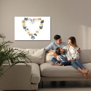 Peinture sur toile Coeur De Chatons – Image 7